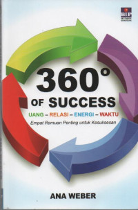 Image of 360' of Success : Uang - Relasi - Energi -Waktu ( Empat Rampuan Penting untuk Kesuksesan )
