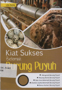 Image of Kiat Sukses Beternak Burung puyuh