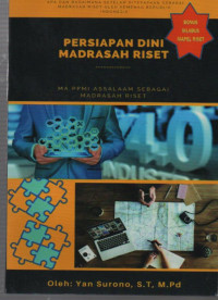 Image of Persiapan Dini Madrasah Riset